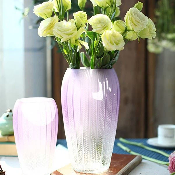 Color Glass Flower Vase