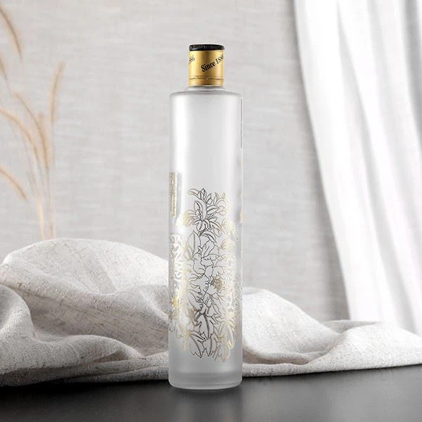 Frosted Printing Wine Bottle