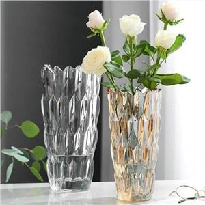 گلدان شیشه ای رنگی مدرن