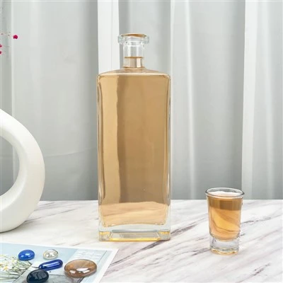 بطری شیشه ای شفاف 750 میلی لیتر