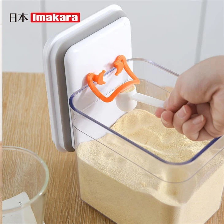 Air Tight Food Container With Pop Up Cap