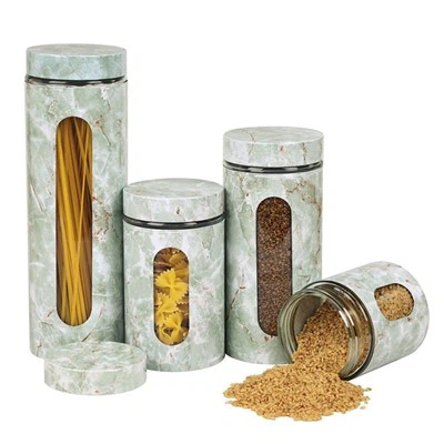 ظروف شیشه ای اثر مرمر